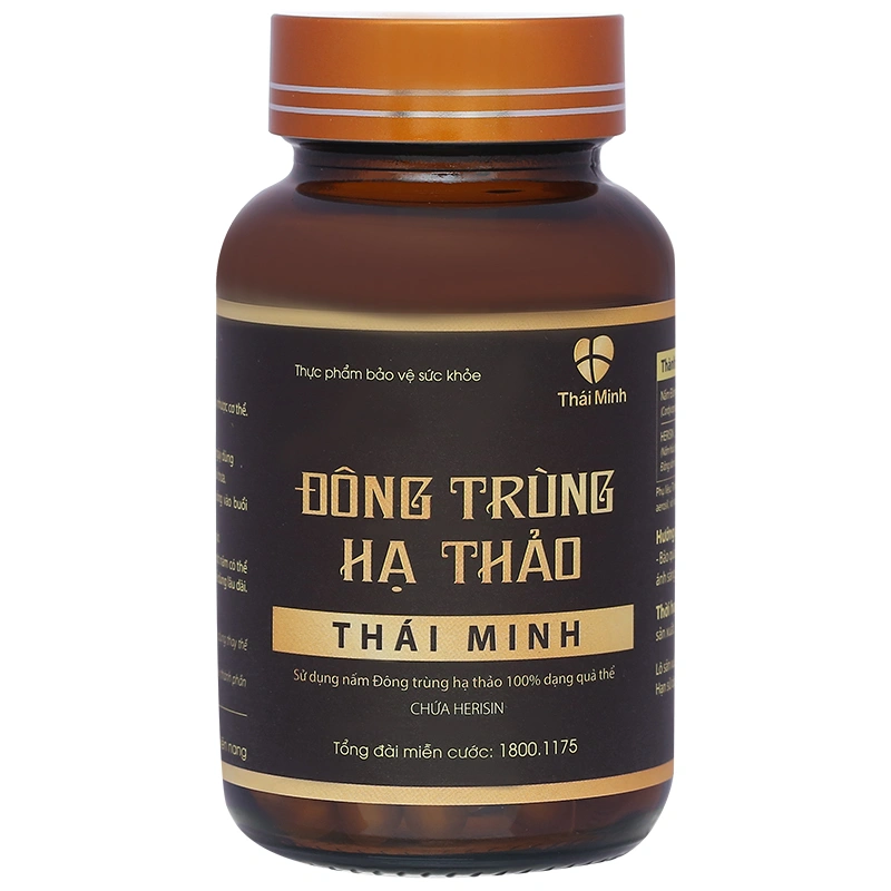 Đông trùng hạ thảo Thái Minh hỗ trợ giảm mệt mỏi lọ 30 viên - 6
